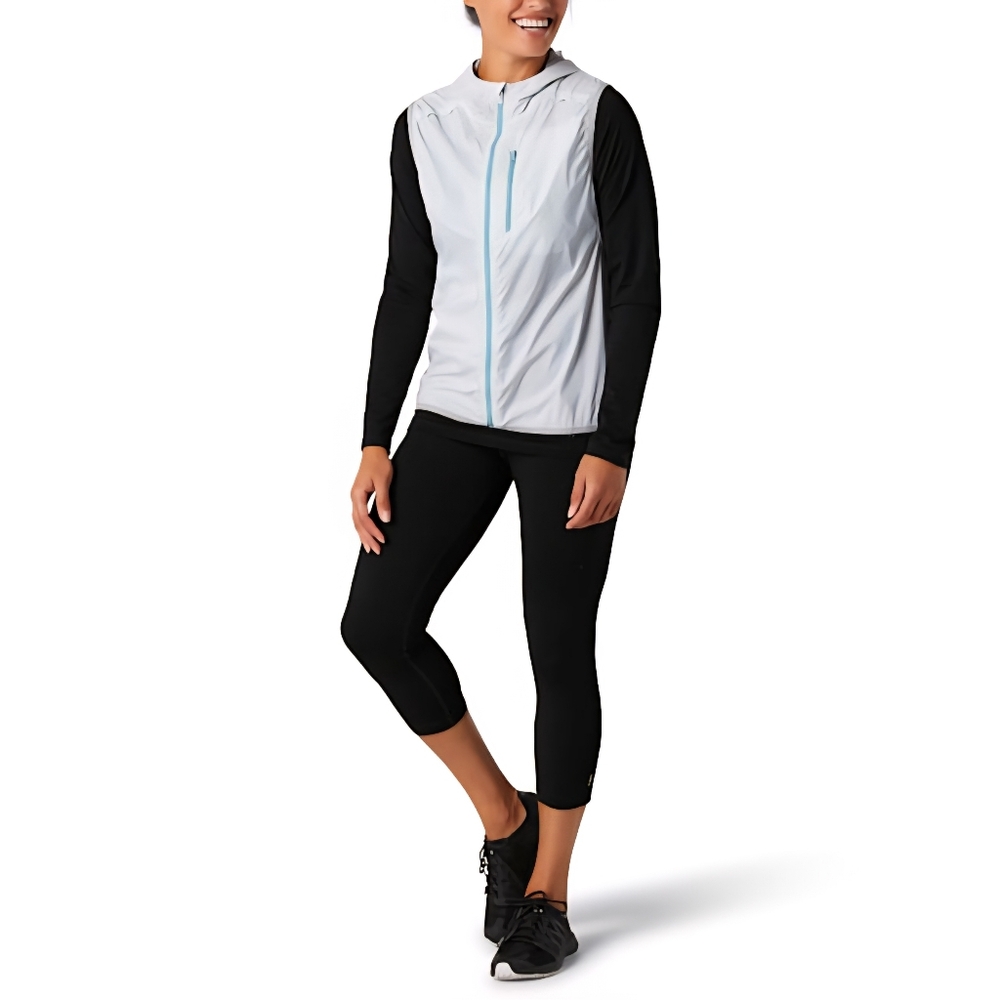 Smartwool Merino Sport Ultra Light Vest Barely Blue Size Medium